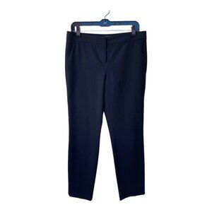Vince Camuto Black Flat Front Straight Leg Career Pants Size 6